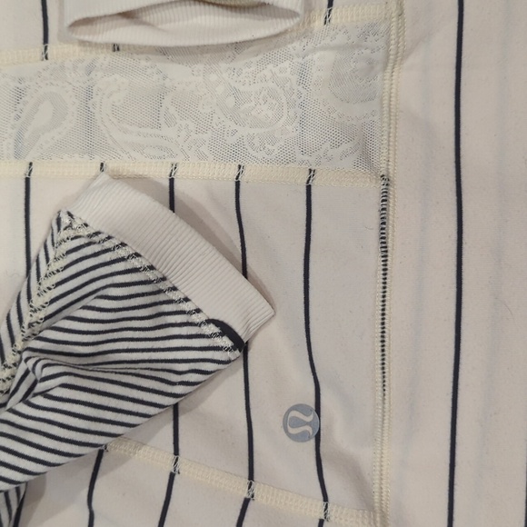 Lululemon Full Tilt Long Sleeve Slalom Stripe Angel Wing / Hyper Stripe Angel W - Picture 14 of 15